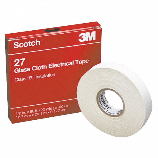 3M™ Scotch® Glass Cloth Electrical Tape 27 UL recognized