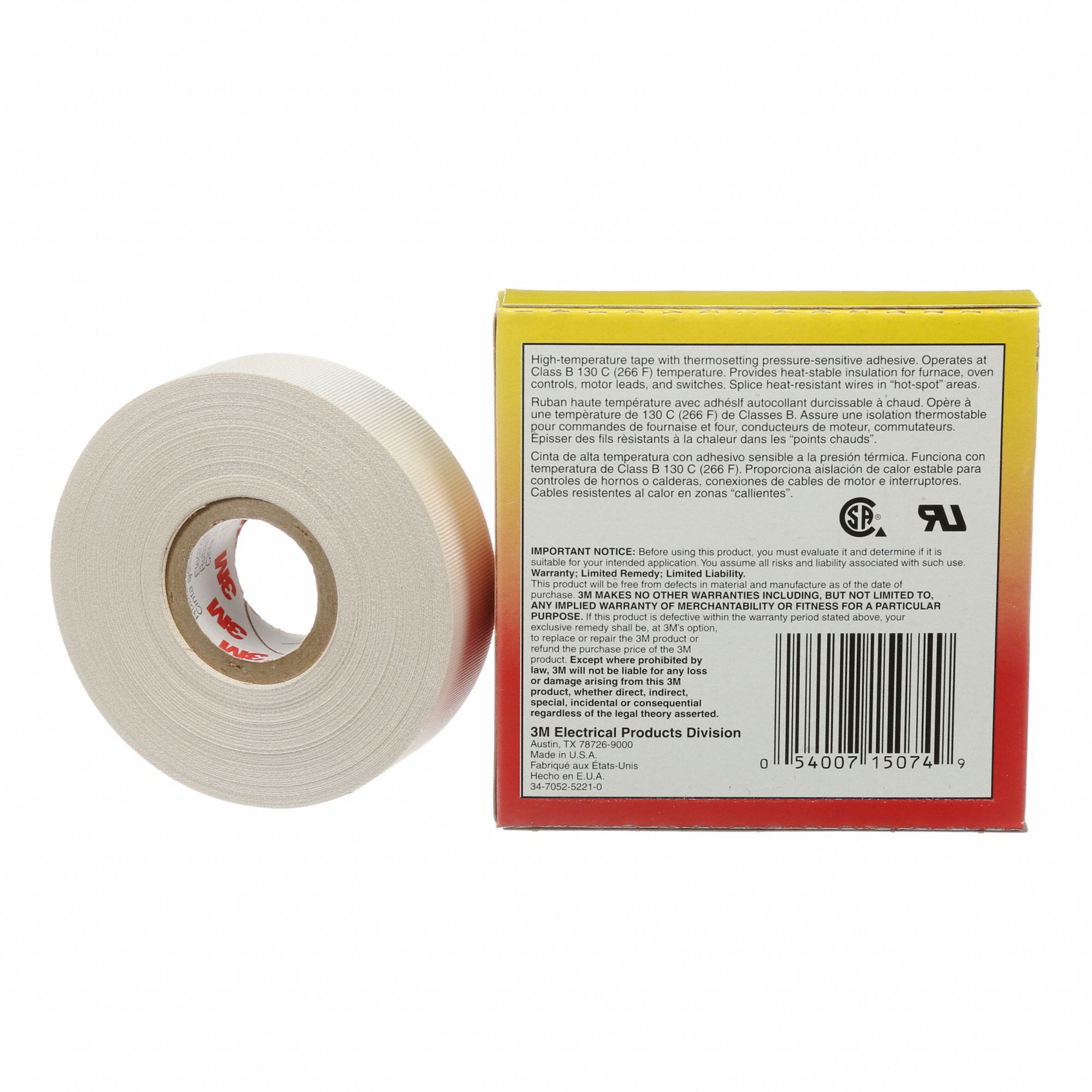 3M Insulating Electrical Tape AbrasionResistant, 3M™, Scotch®, 27