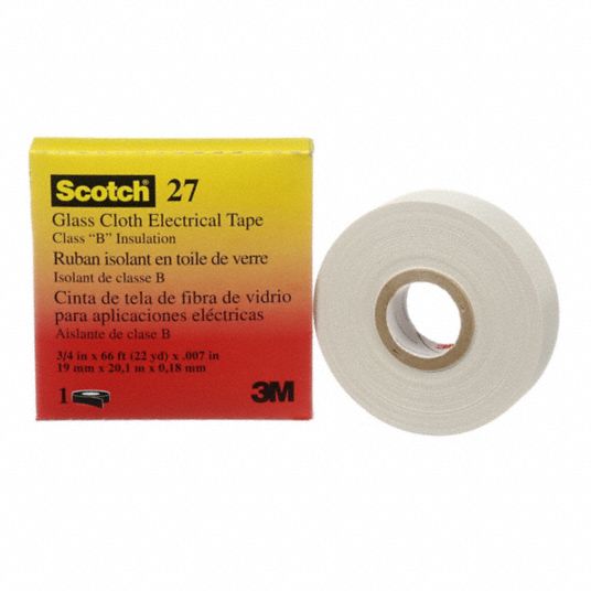 3M Scotch 27 White Electrical Tape, 19mm x 20m