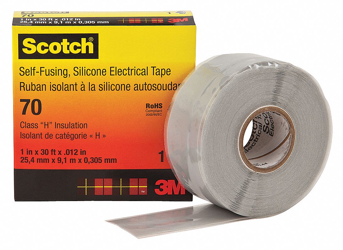 RUBAN CAOUTCHOUC SILICONE 1POX30PI
