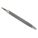 MACHINISTS FILE, TRIANGULAR, SINGLE-CUT, SMOOTH CUT, 6 IN L WITHOUT TANG, 5/16 IN W, 14224MN