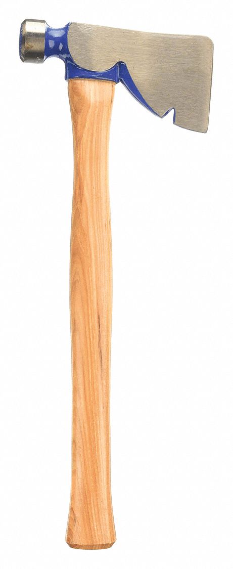 HAMMER HATCHETS, 17½ IN OVERALL L, 3½ IN CUTTING EDGE L, 28 OZ HEAD WT, STEEL, WOOD