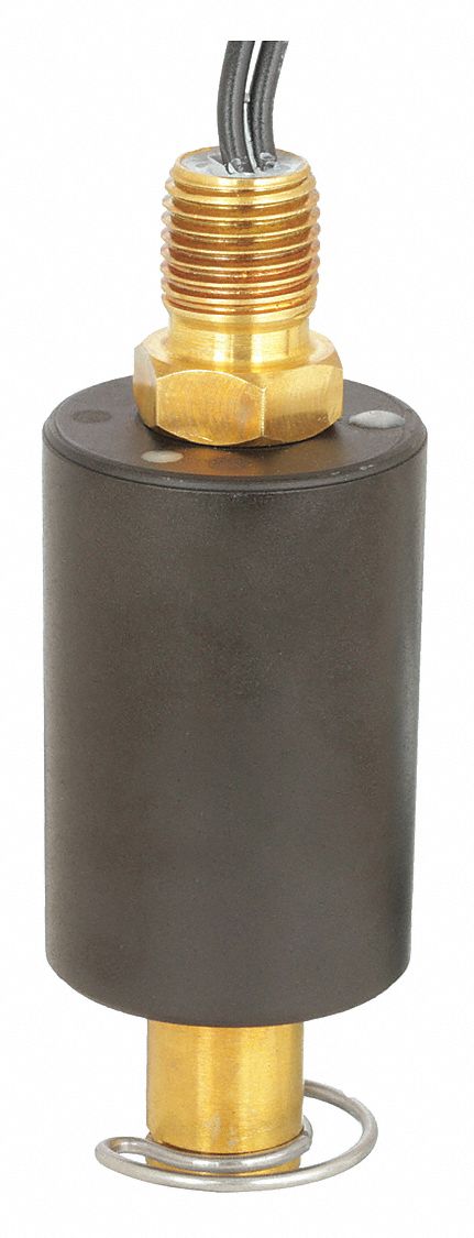 CLOSED LIQUID LEVEL SWITCH, SELECTABLE, SPST, BRASS