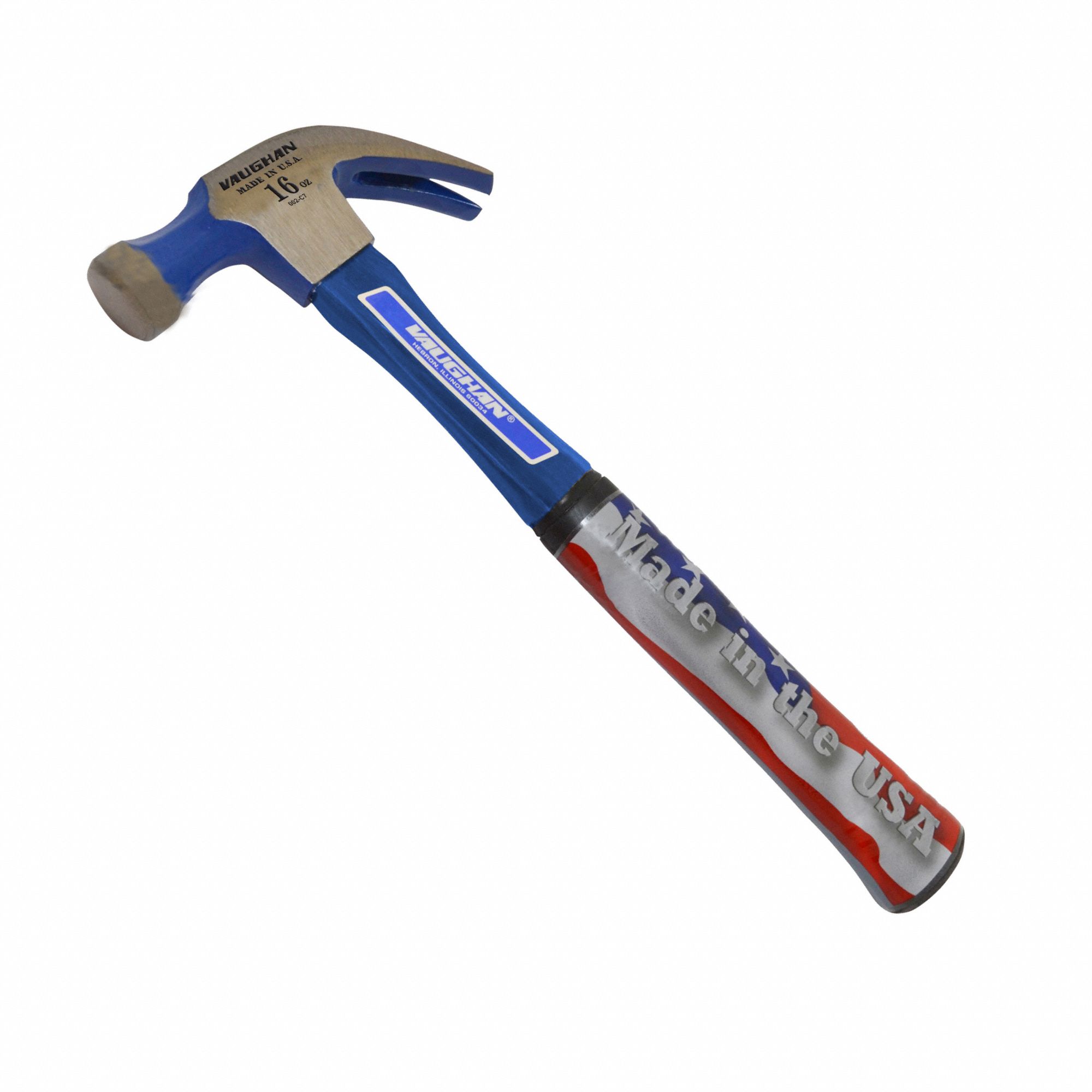 Steel, Plain Grip, Curved Claw Hammer 2A628FS16 Grainger