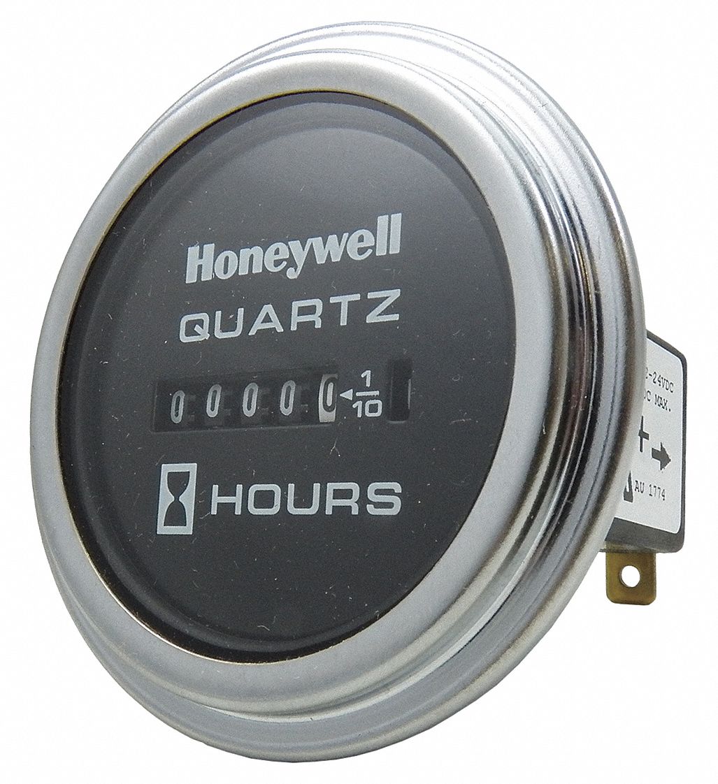 HOBBS Hour Meter, Electromechanical, Hours/Tenths Display Units, Number