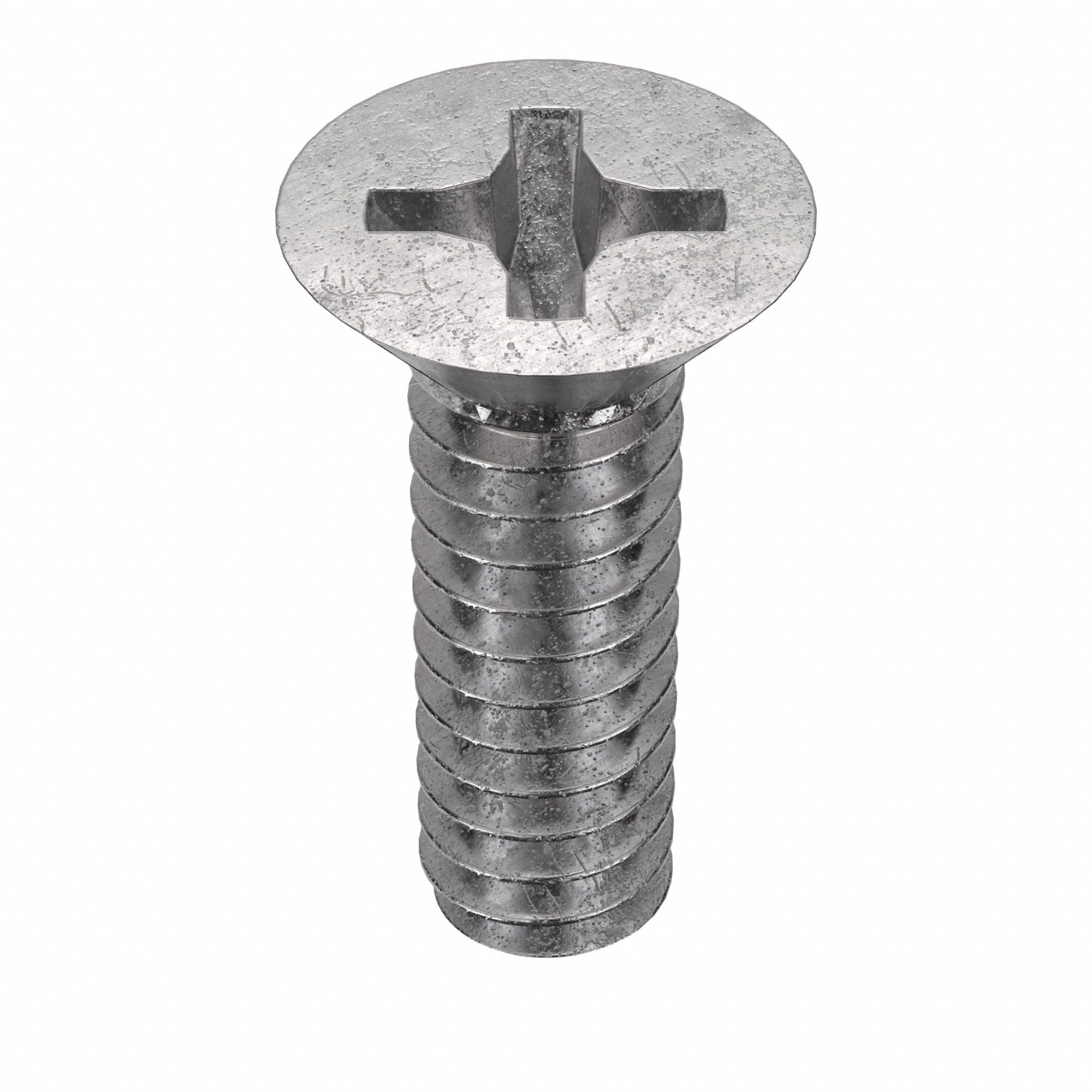 VIS DE MÉCANIQUE,NO4-40, 3/8PO L,INOX 18/8,LISSE, PLATE,CRUCIFORME,100PQ