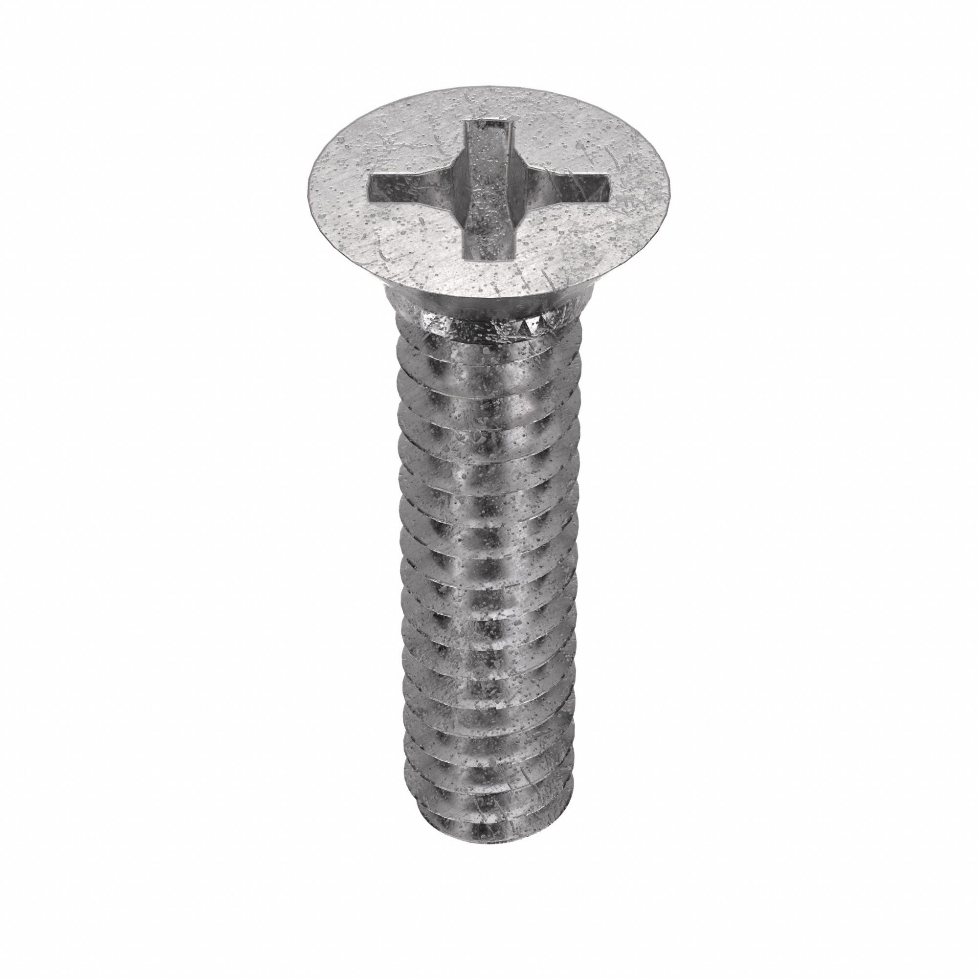 VIS DE MÉCANIQUE,NO4-40, ½PO L,INOX 18/8,LISSE, PLATE,CRUCIFORME,100PQ