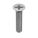 VIS DE MÉCANIQUE,NO4-40, 9/16PO L,INOX 18/8,LISSE, PLATE,CRUCIFORME,100PQ