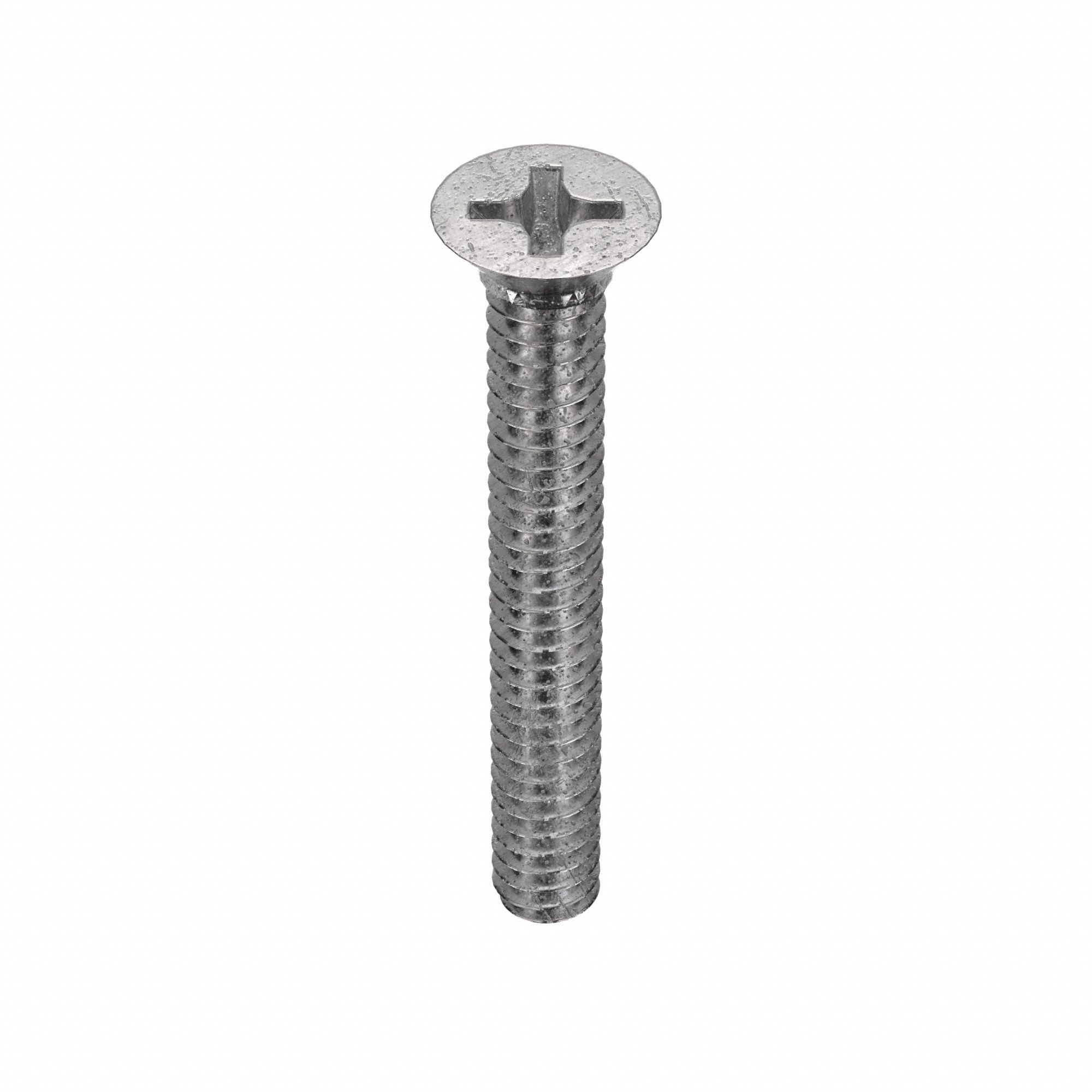 VIS DE MÉCANIQUE,NO4-40, 7/8PO L,INOX 18/8,LISSE, PLATE,CRUCIFORME,100PQ