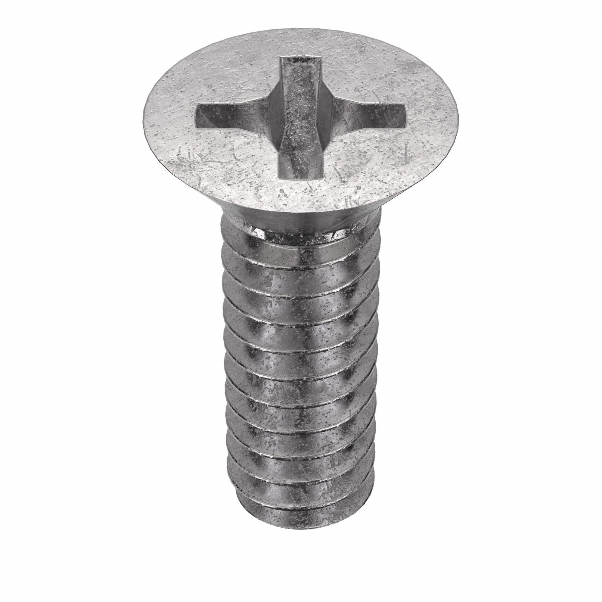 VIS DE MÉCANIQUE,NO6-32, 7/16PO L,INOX 18/8,LISSE, PLATE,CRUCIFORME,100PQ