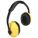 EARMUFFS, MULTI-POSITION, RIGID, BLK,YLW, PVC/ABS, 26DB, DIELECTRIC, INSULATED