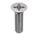 VIS DE MÉCANIQUE,NO8-32, 5/8PO L,INOX 18/8,LISSE, PLATE, CRUCIFORME,100PQ