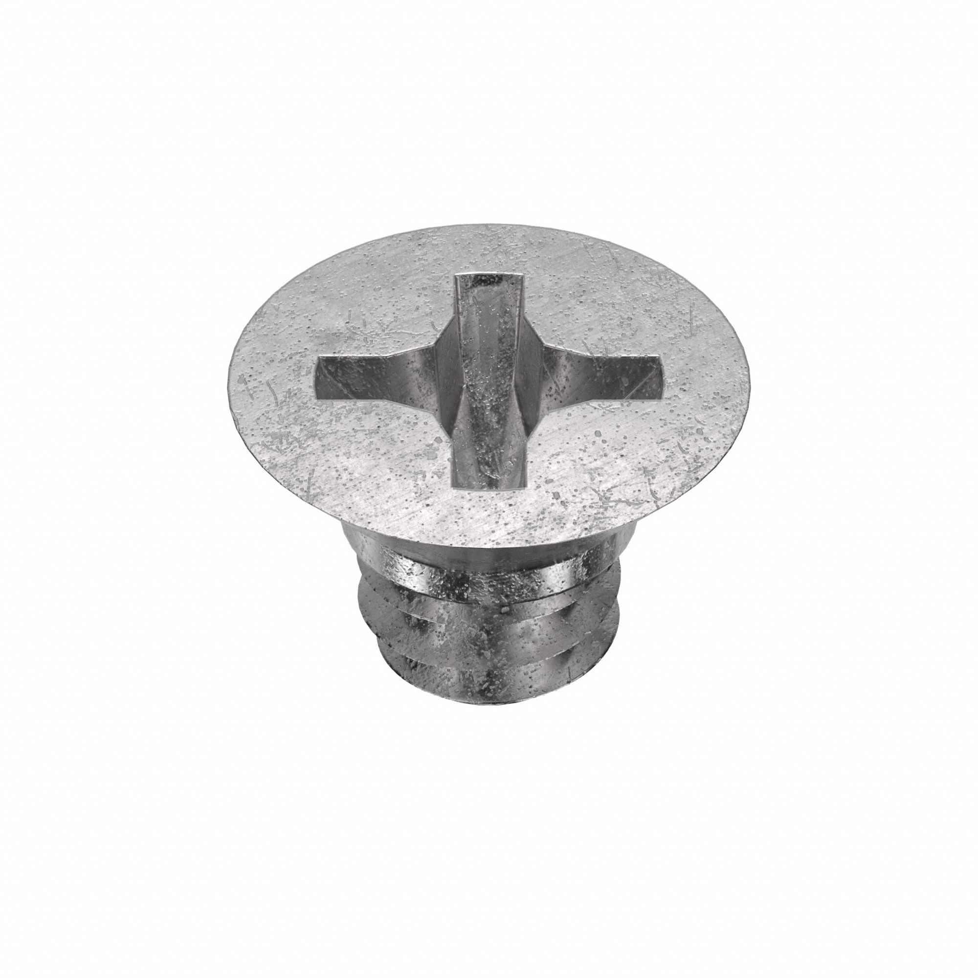 Machine Screw: #10-24 Thread Size, 1/4 in Lg, 18-8, Stainless Steel, Plain, Flat, Phillips, 100 PK