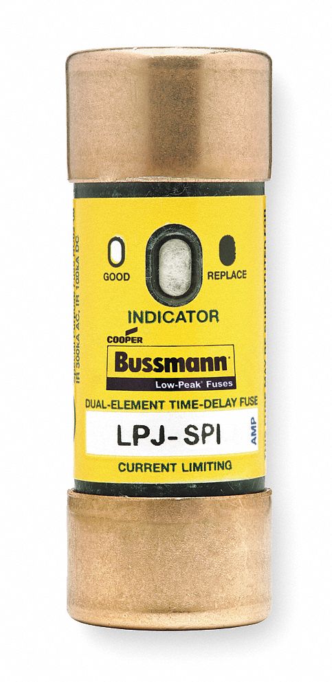 FUSE, 17 1/2 A, 600V AC, 2¼ IN L X 13/16 IN DIAMETER FUSE SIZE, CYLINDRICAL BODY, 300V DC