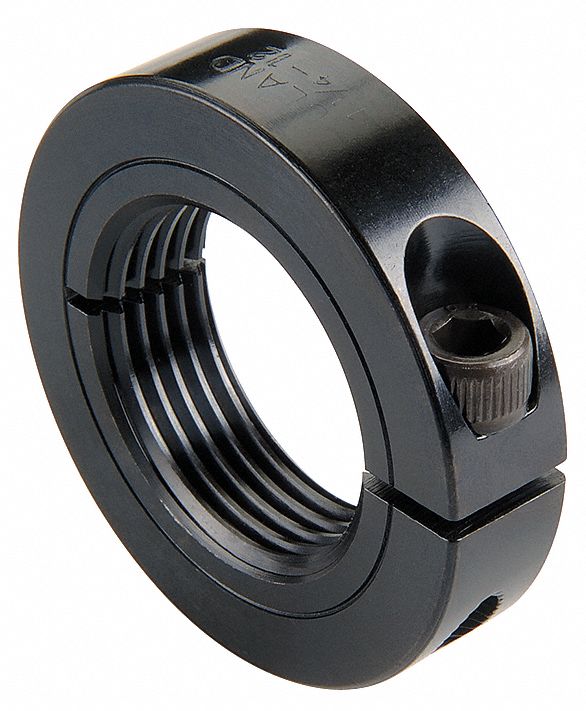 THREADED SHAFT COLLAR,ID 1-8 IN