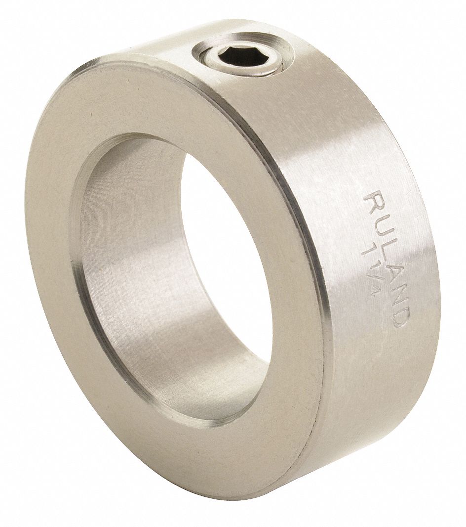 RULAND MANUFACTURING 303 Stainless Steel Shaft Collar, Set Screw Collar ...