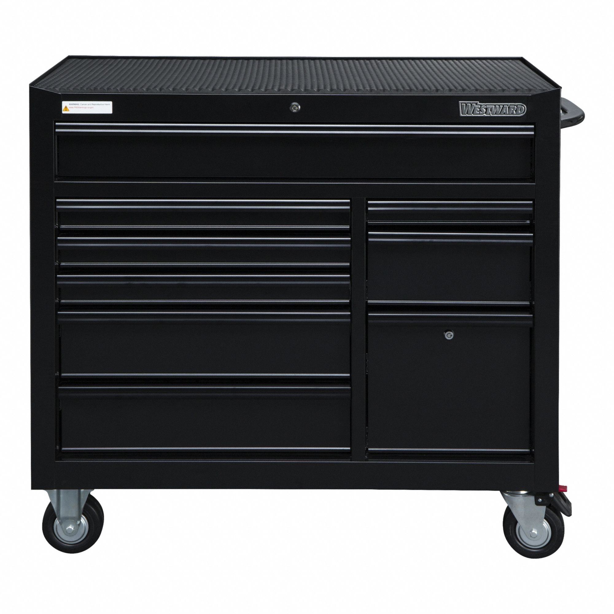 Rolling Tool Cabinet Black Keyed Locking