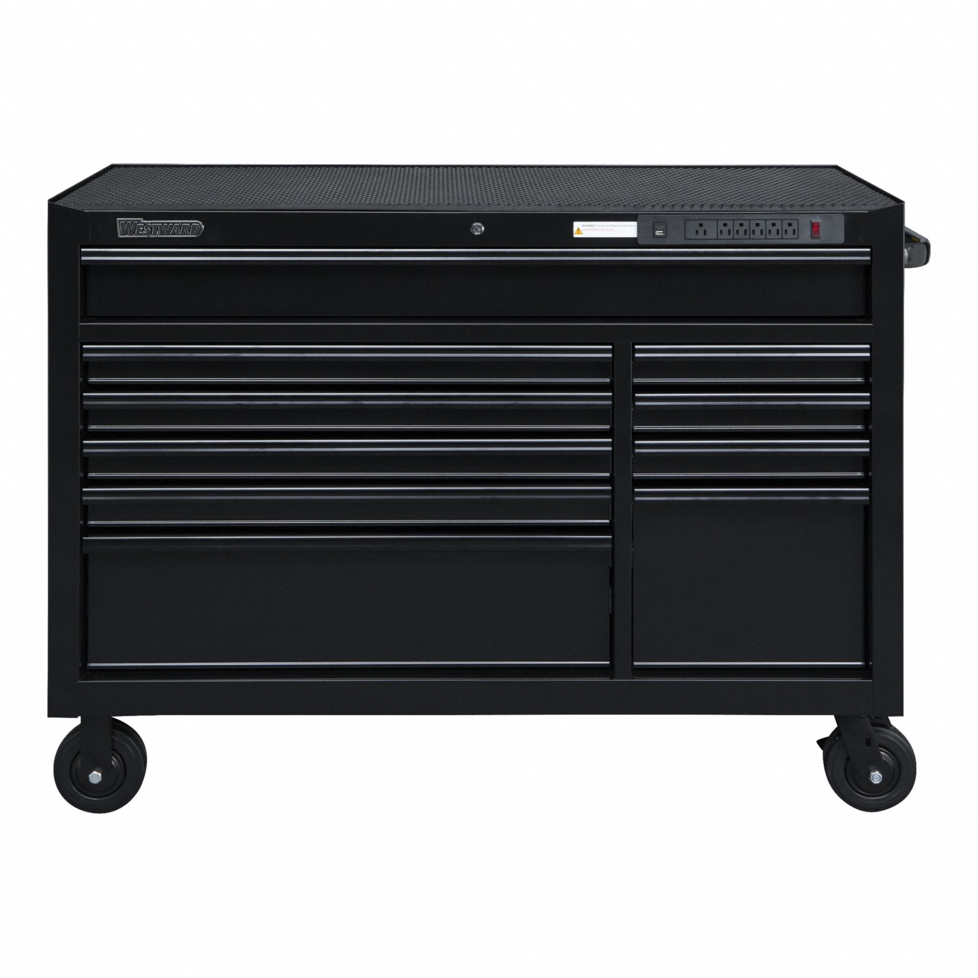 Rolling Tool Cabinet Black Keyed Locking