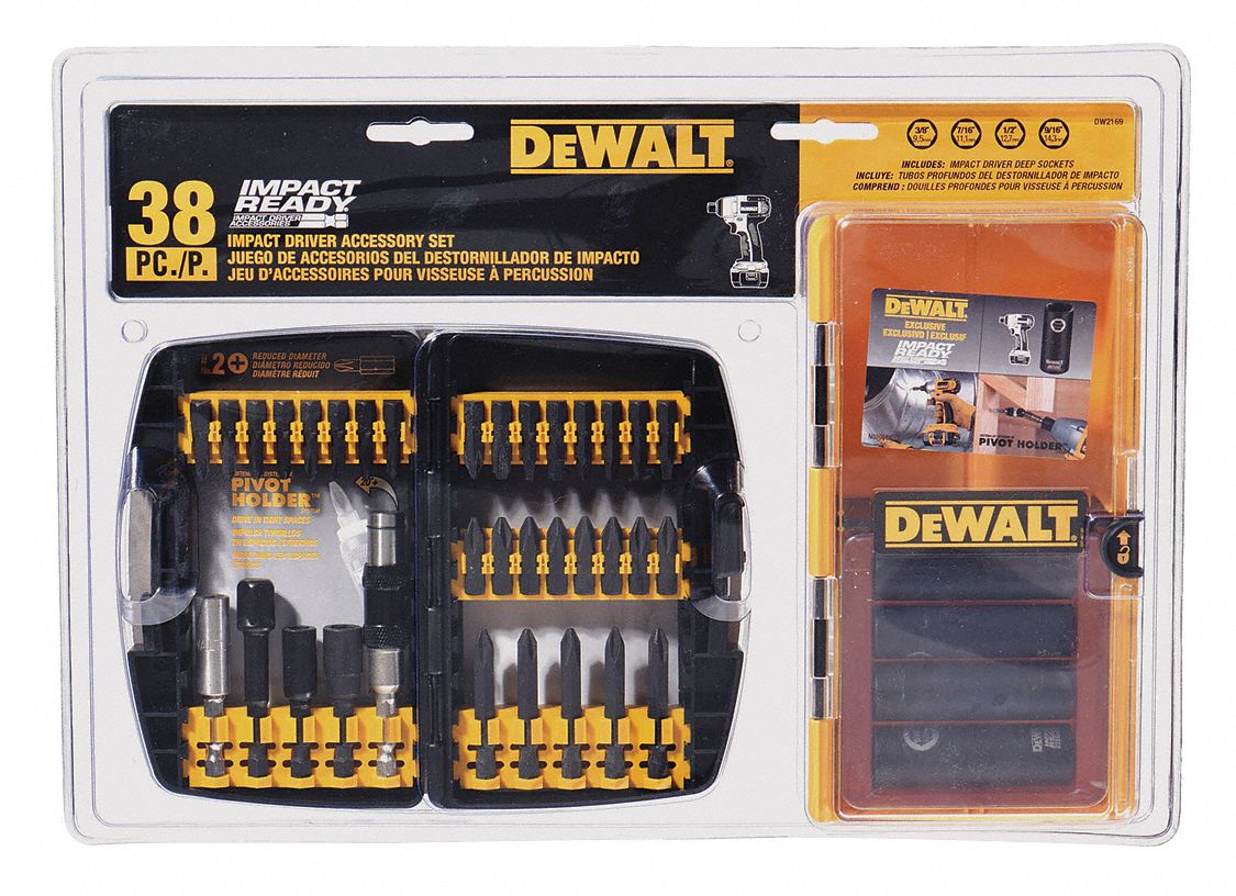 Dewalt screwdriver bit online set impact ready