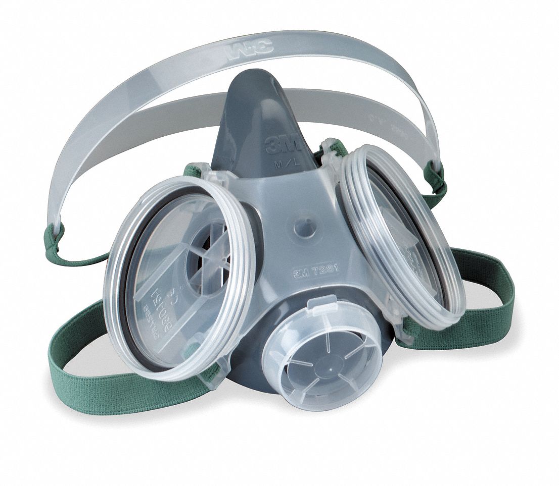 GRAINGER APPROVED Respirator, Half Mask - 2AF36|7300S - Grainger