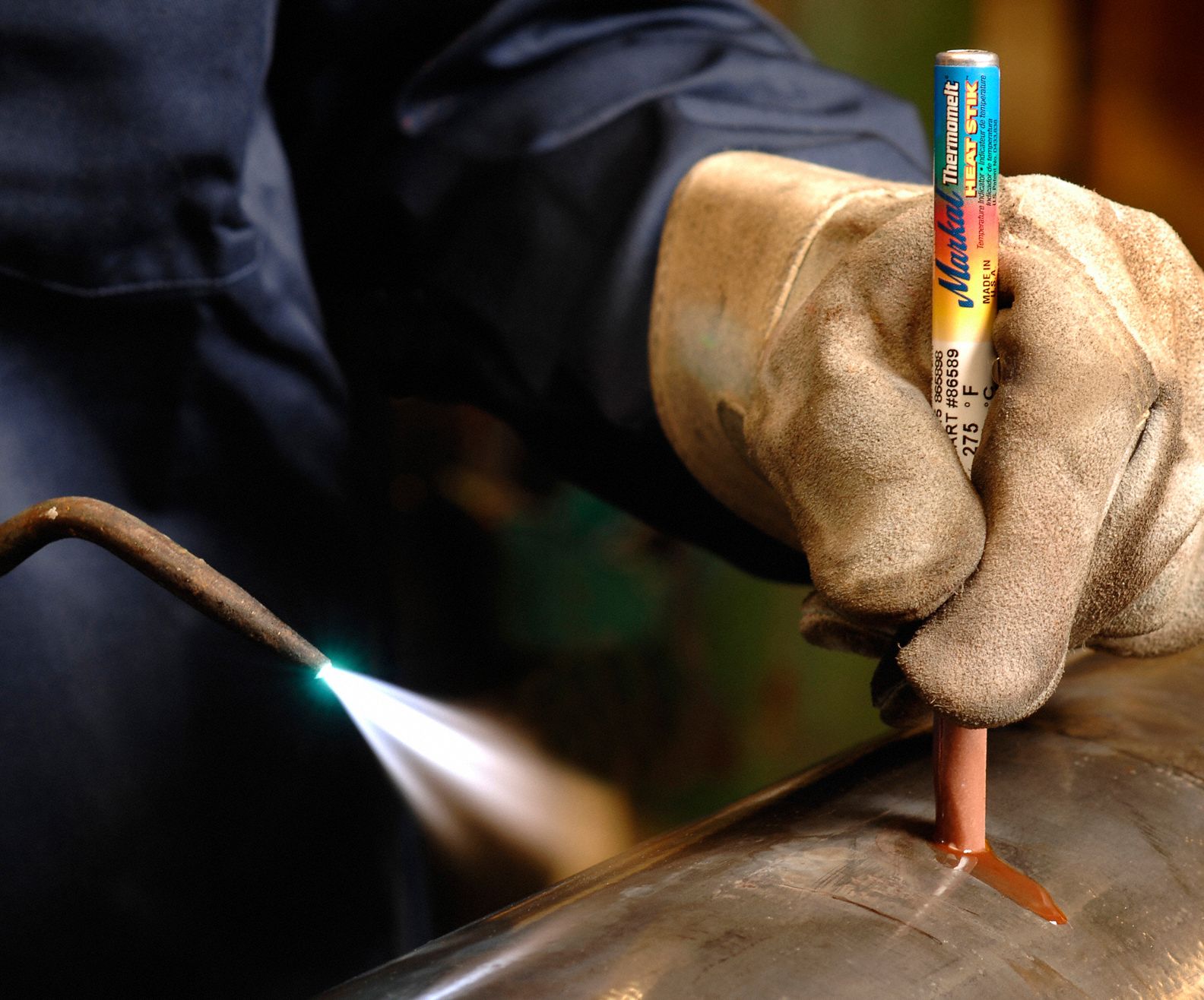 MARKAL Temperature Indicator Stick 300 Degrees F, 3/8 in Tip Size