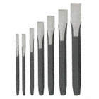 COLD CHISEL SET,1/4 TO 7/8 IN,7 PC