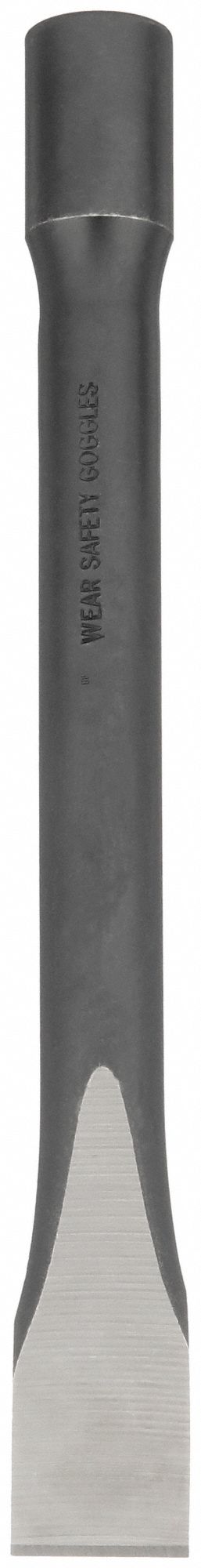 COLD CHISEL, STEEL, 7/8 IN BLADE W, 8 IN OVERALL L, PLAIN GRIP, 2AJJ1