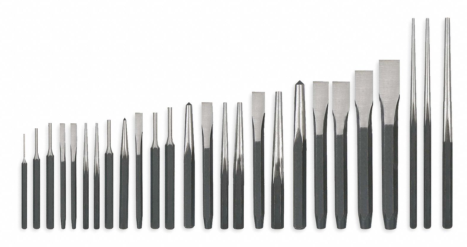 PUNCH AND CHISEL SET,26 PC