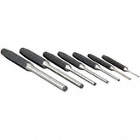 ROLL PIN PUNCH SET,1/16 TO 5/16 IN,7 PC
