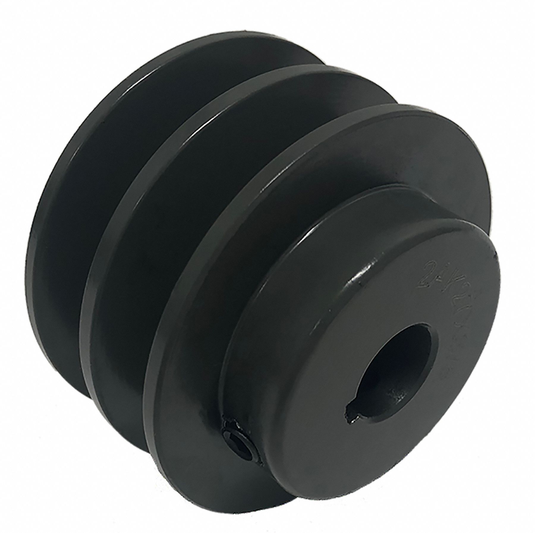 V-Belt Pulley: 2AK84, 2 Groove, 8.25 in OD, Fixed Bore, 1 in Bore, Cast Iron