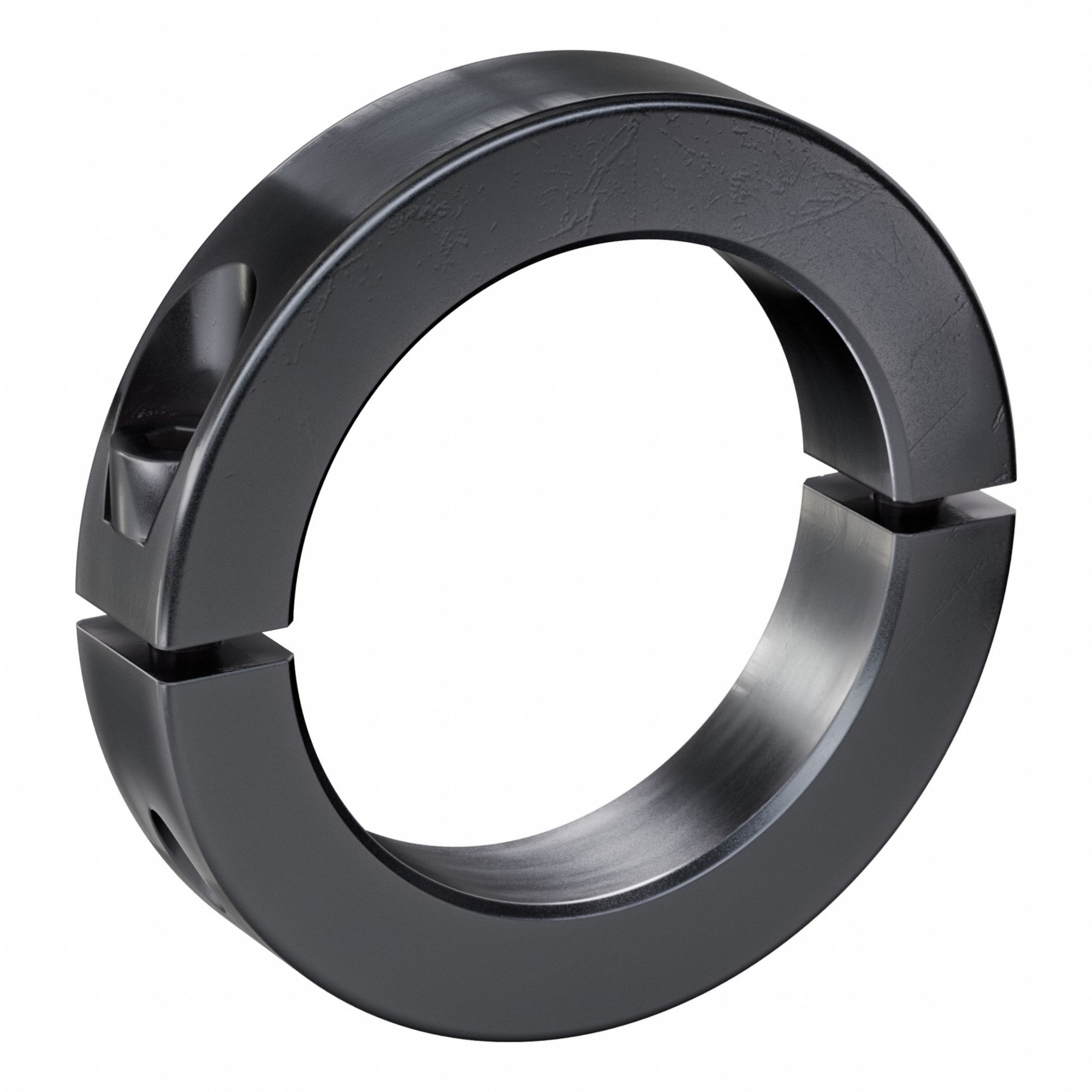 Shaft Collar: 2-Piece, Metric, Round, Clamp On, 65 mm Bore Dia, 19 mm Collar Wd