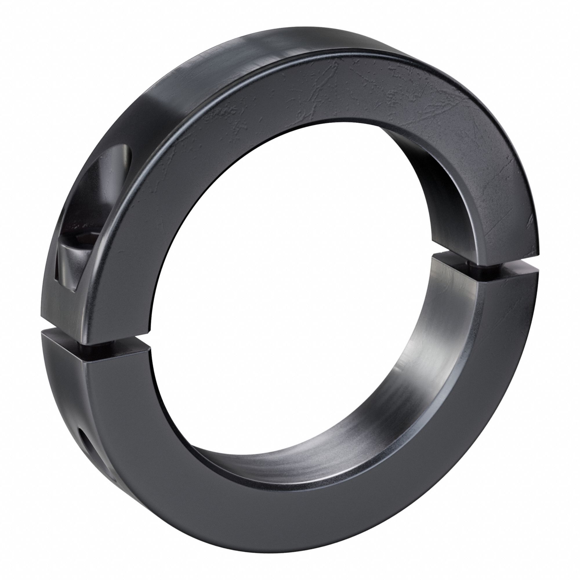 Shaft Collar: 2-Piece, Metric, Round, Clamp On, 70 mm Bore Dia, 19 mm Collar Wd