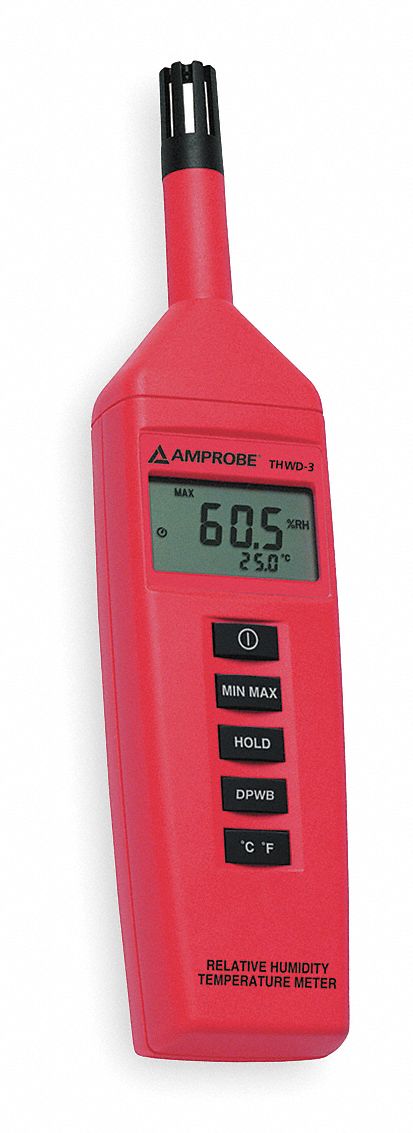 Amprobe THWD-3 Relative Humidity Temperature Meter 