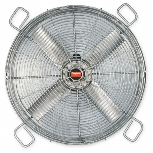 DAYTON Transformer Cooling Fan: 20 in Blade Dia, 6,600 cfm Air Flow, 1/2 hp  Motor HP, 1,725 RPM RPM