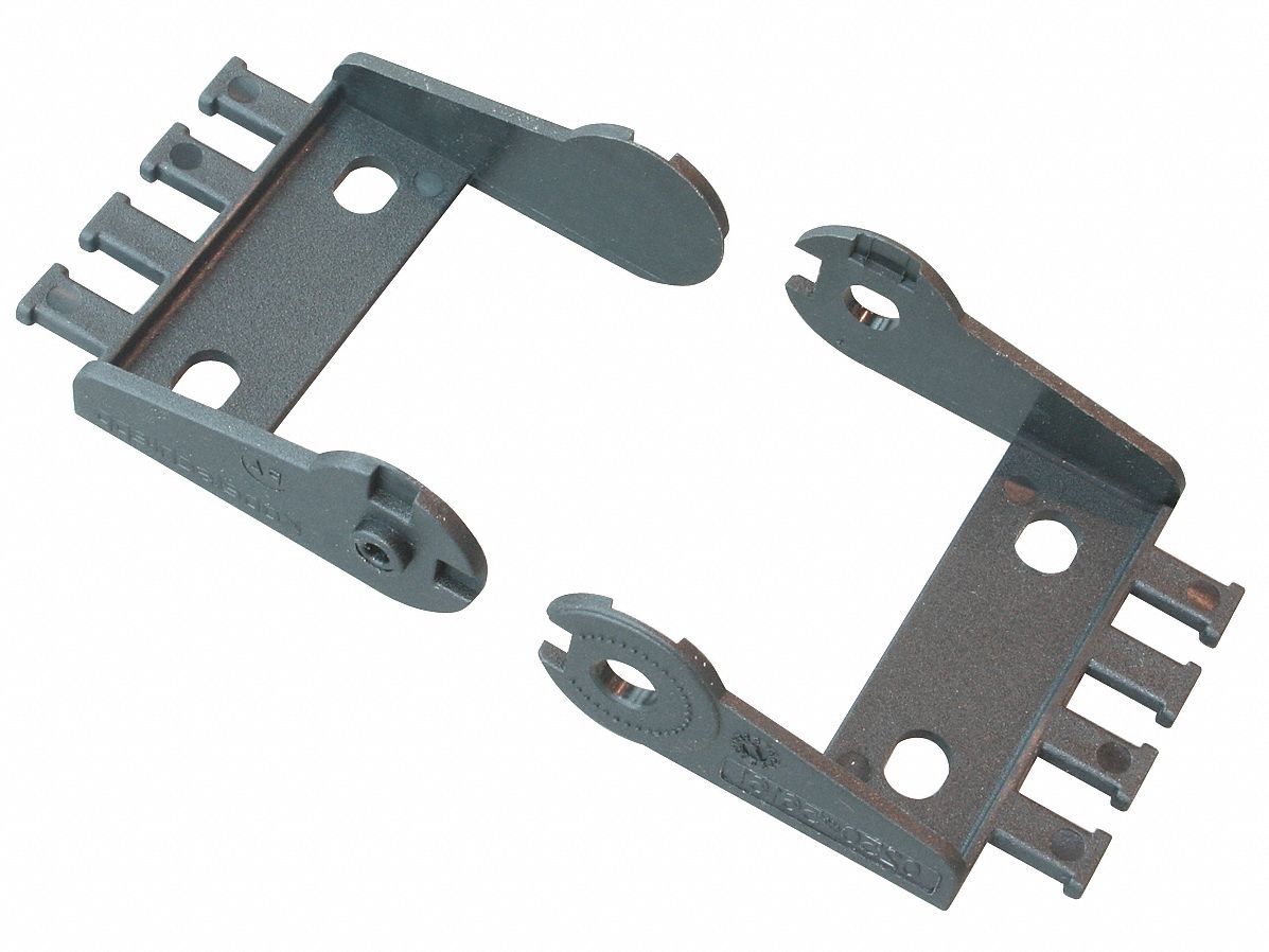 KABELSCHLEPP, Open, 0.69 in Cavity Ht, Mounting Bracket Set 2ATY5