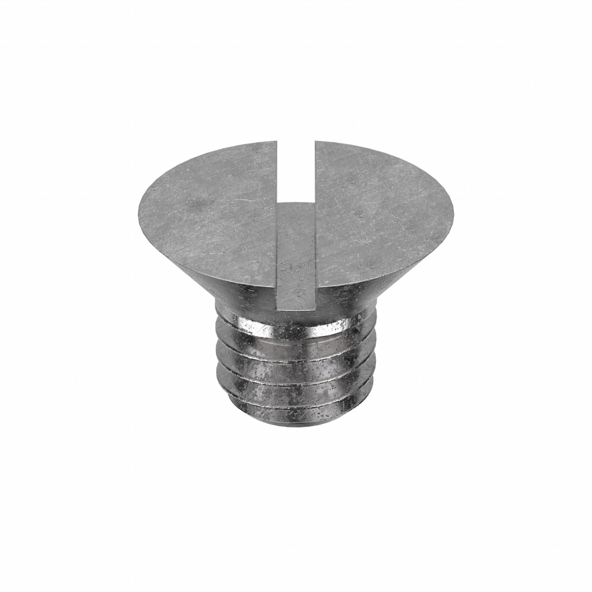 VIS MÉCANIQUE,NO10-32,¼PO LO,INOX 18-8,LISSE,PLATE,FENDUE,100PQ