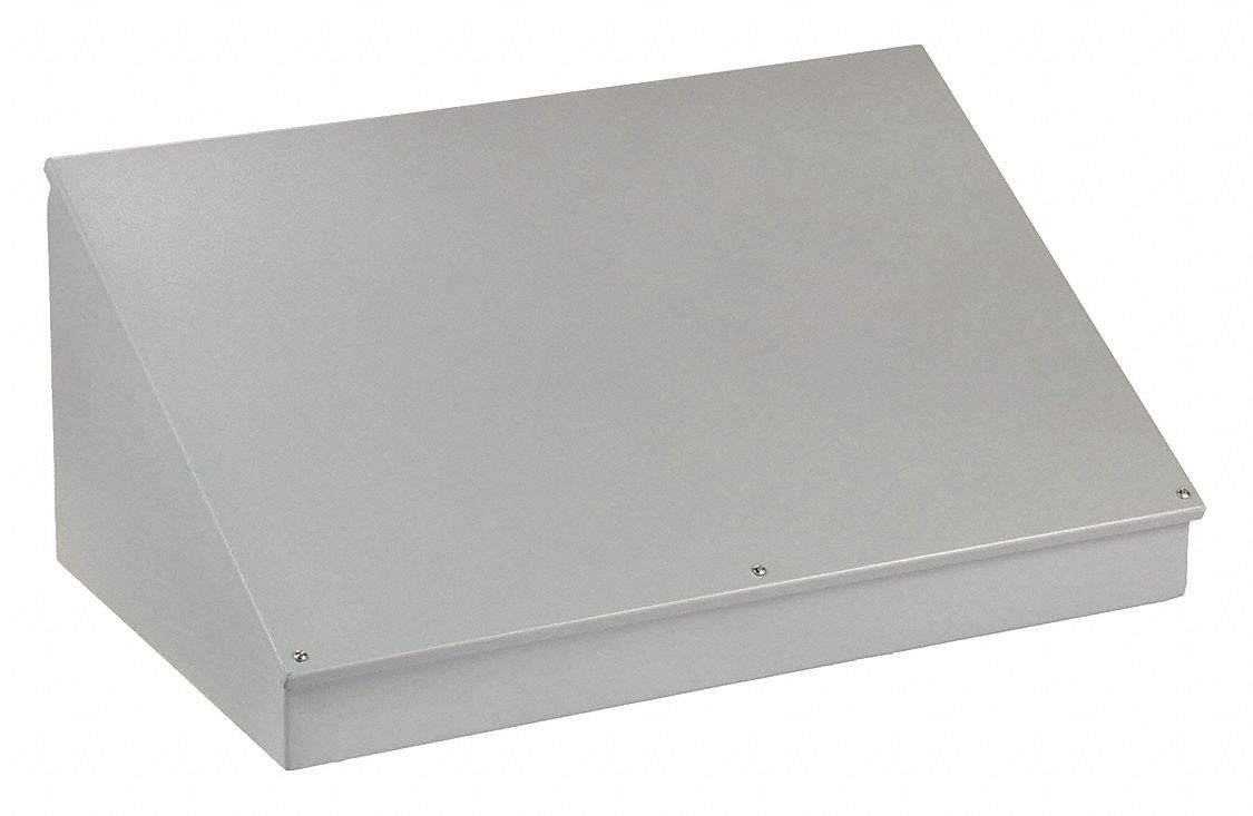 Consolet Enclosures: Steel, 20 in x 30 in x 13 in, NEMA 12/13