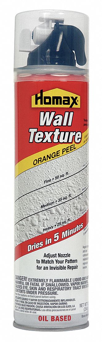 Homax Wall Textured Spray Patch In Orange Peel White For Ceilings