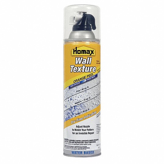 Homax Wall Textured Spray Patch In Orange L Sprays On Blue Dries White For Ceilings Drywall 16 Oz 2aut9 4096 Grainger - How To Use Drywall Texture Spray