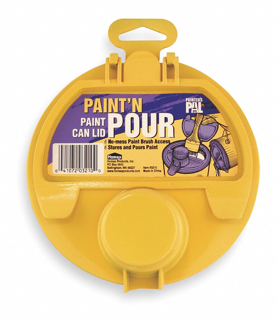 HOMAX Paint Can Lid With Pour Spout 2AUU5341012 Grainger