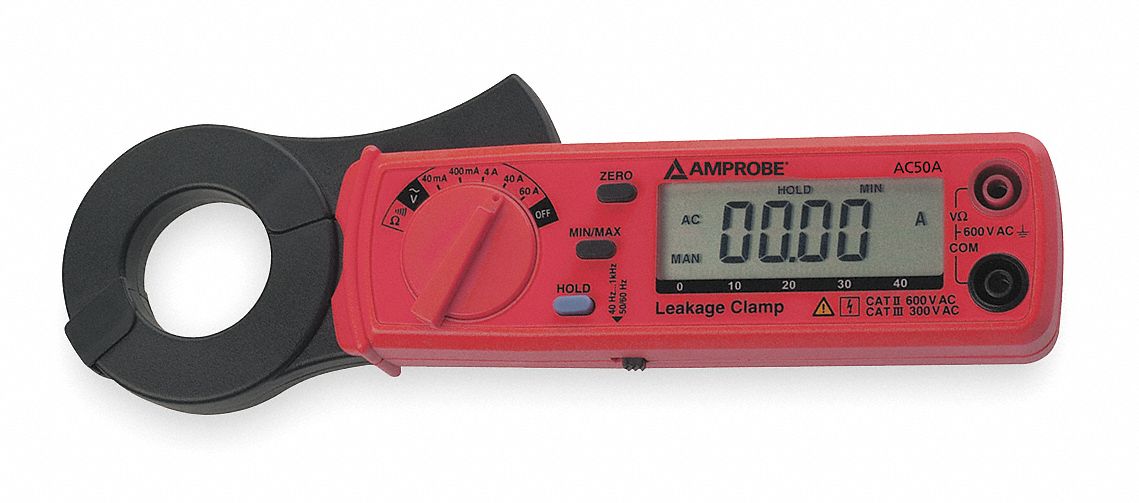 Pinza amperimétrica de fugas de CA Amprobe AC50A - Techmaster de Mexico