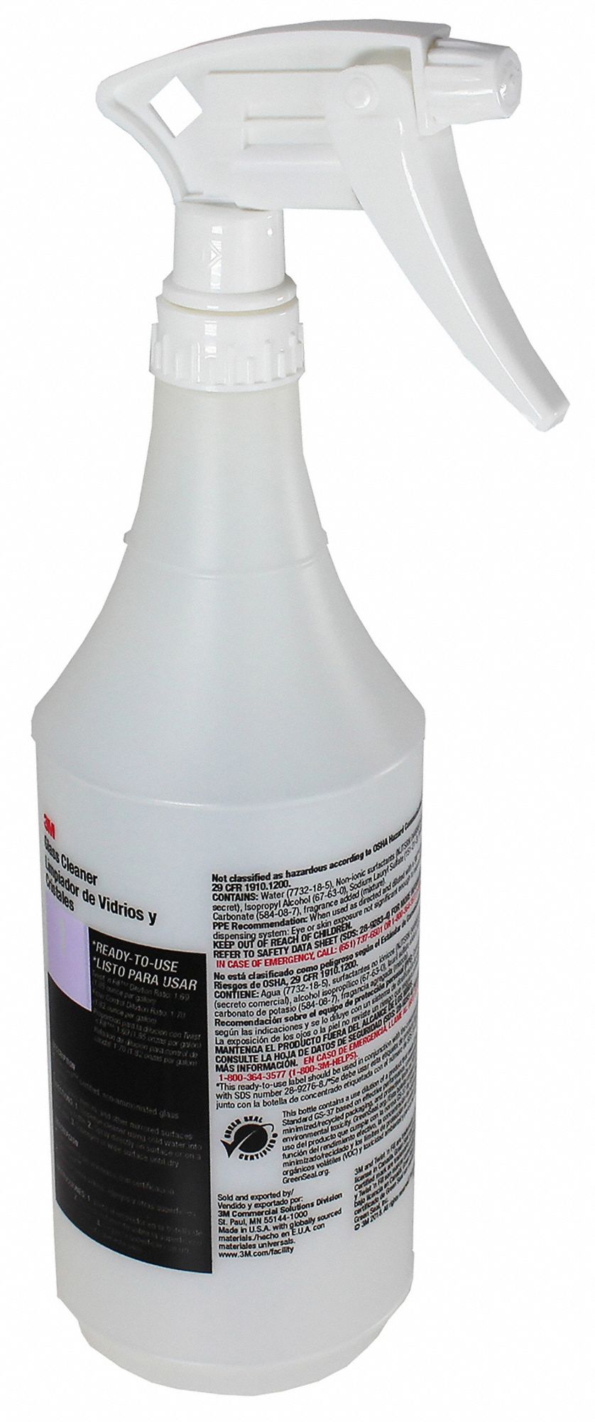 Product Container Dilution Bottle W/Trigger Sprayer 16oz