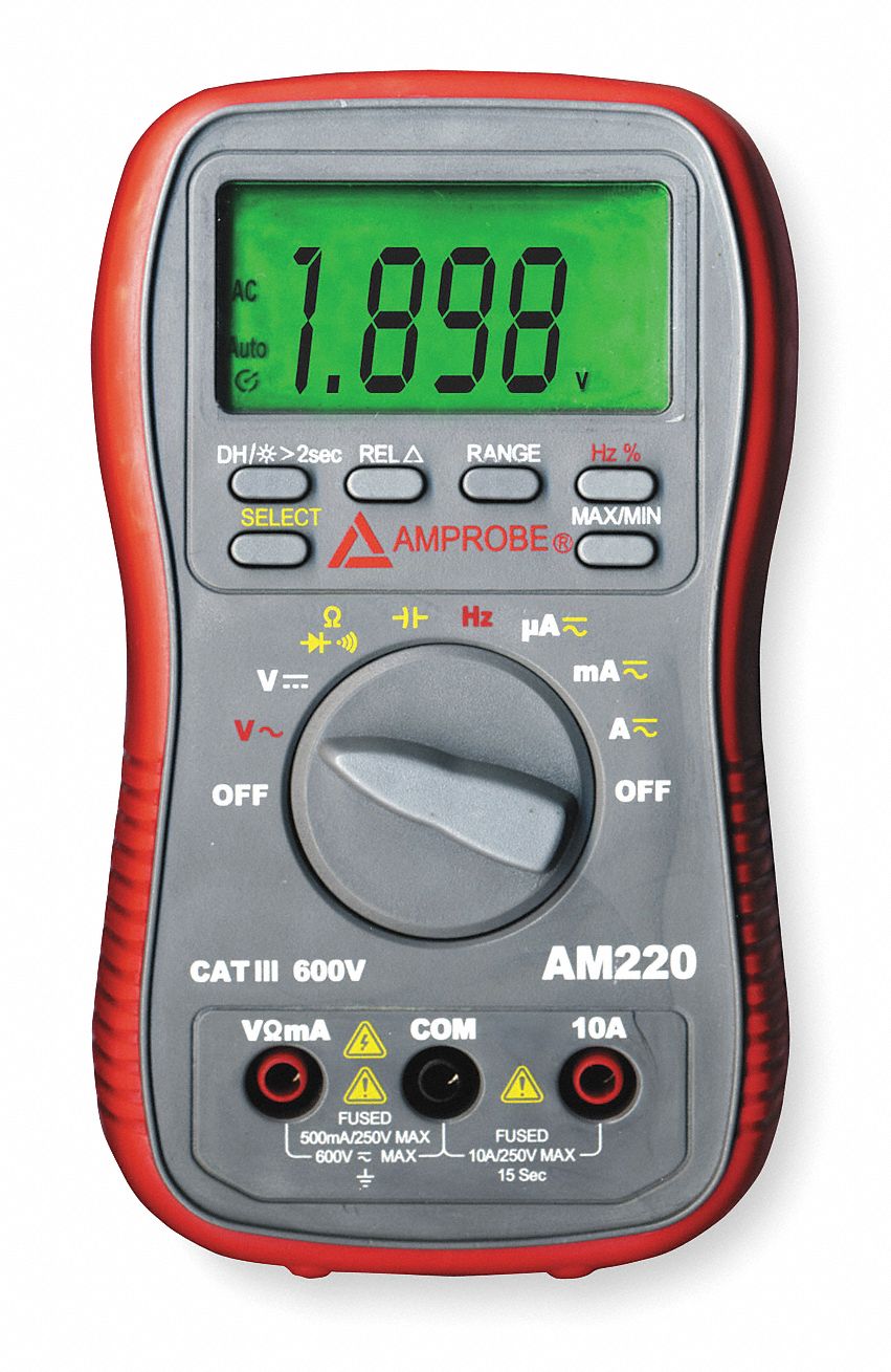Compact, Digital Multimeter Grainger