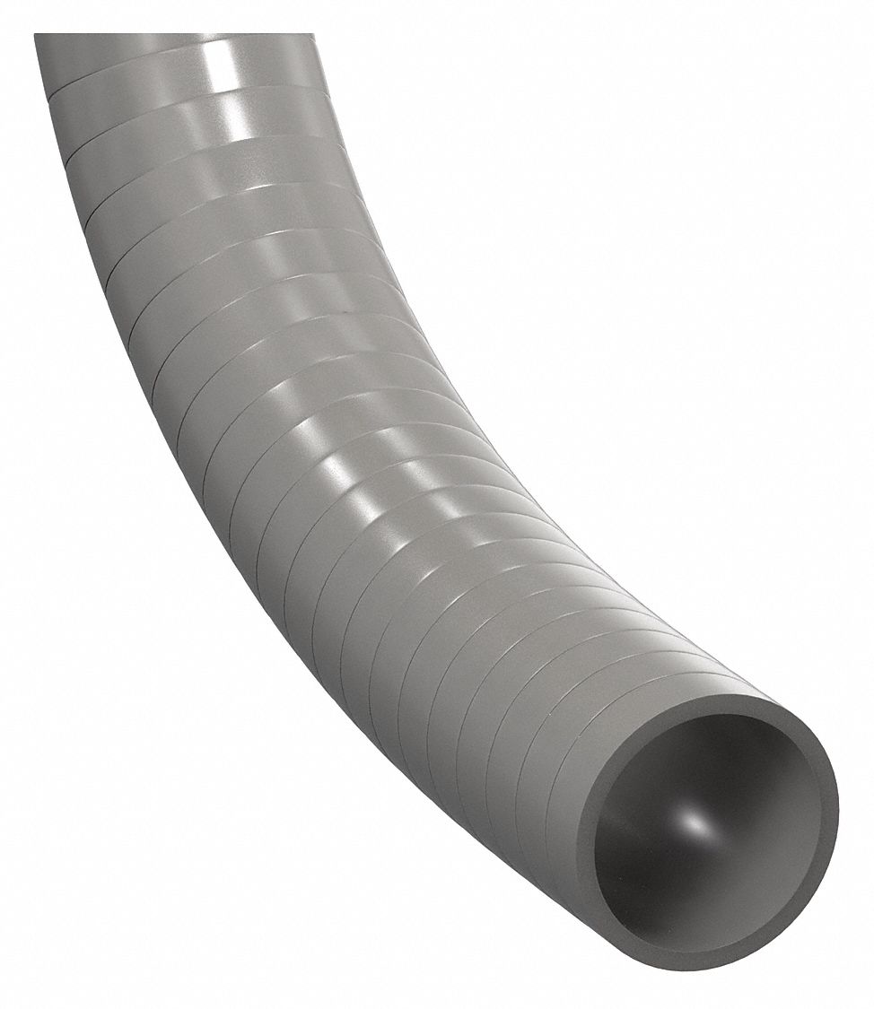 LIQUID-TIGHT FLEX PLASTIC CONDUIT, 2 IN TRADE SIZE, GREY, 50 FT NOMINAL L, G