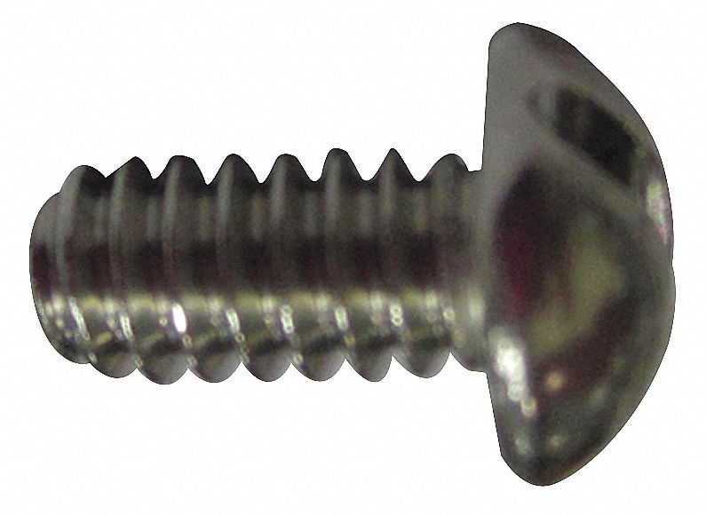 FABORY 1024 Machine Screw, Round, Slotted, 188 (304) Stainless Steel