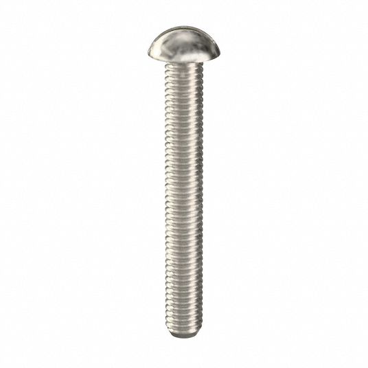 #10-32 Thread Size, 1 1/2 in Lg, Machine Screw - 2BA33|2BA33 - Grainger