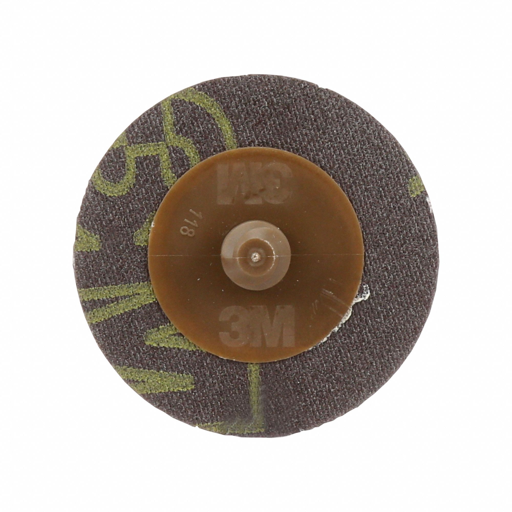 Quick-Change Sanding Disc: TR, 4", Aluminum Oxide, 36 Grit, YF Wt Polyester, 361F, 100 PK
