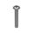 MACHINE SCREW, #10-24 THREAD, 1¼ IN L, 18-8 SS, PLAIN FINISH, OVAL, PHILLIPS, 100 PK