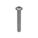 MACHINE SCREW, #10-24 THREAD, 1½ IN L, 18-8 SS, PLAIN FINISH, OVAL, PHILLIPS, 100 PK