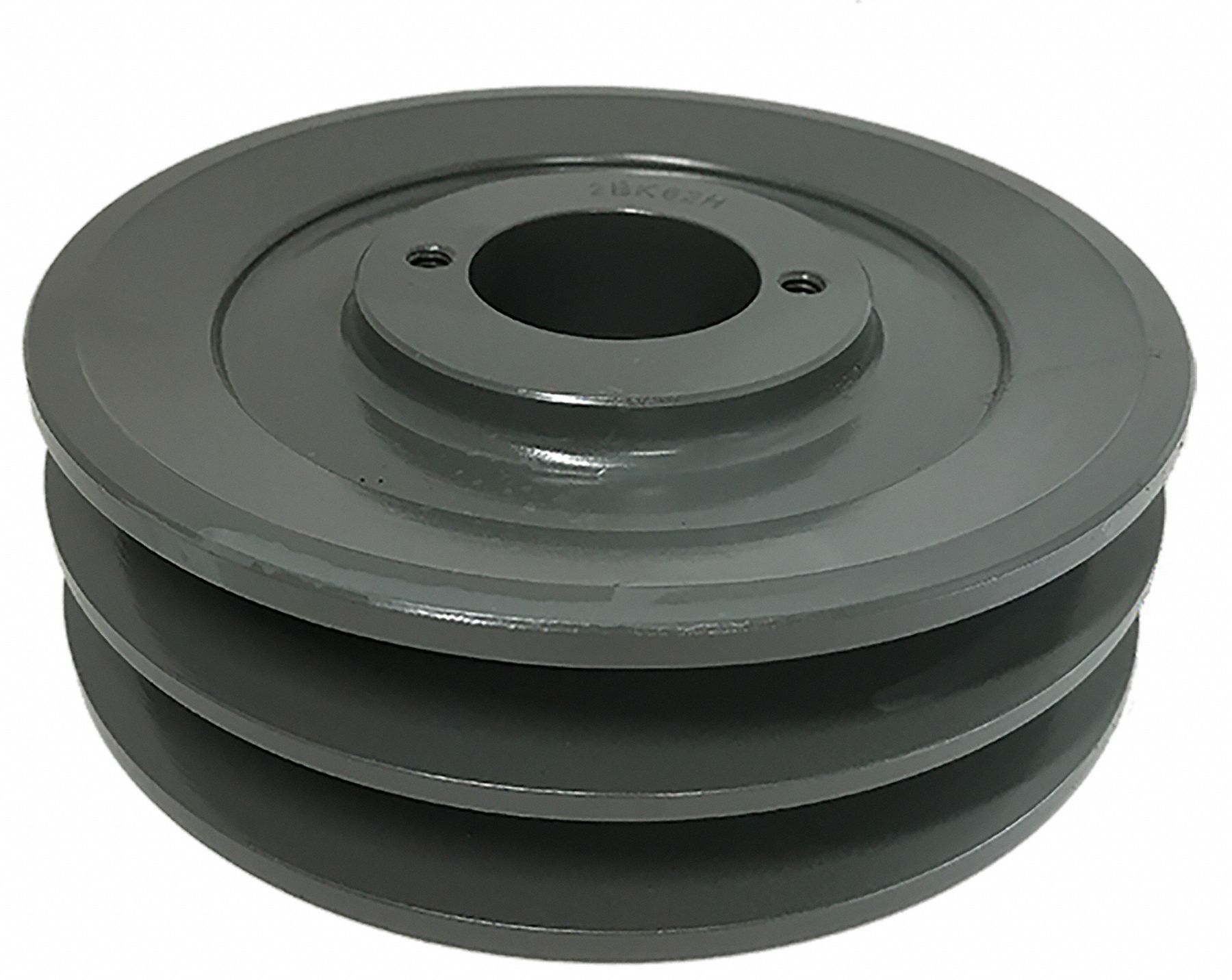APPROVED VENDOR V-Belt Sheave: 2BK65H, 2 Groove, 6.25 in OD, Bushed Bore, H/QT, Cast Iron. Key specifications — Pulley Industry Number: 2BK65H.